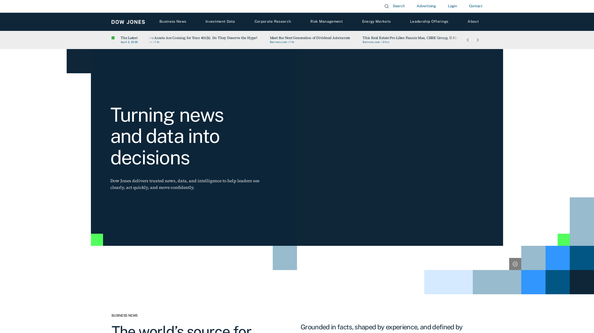 dj.com homepage screenshot