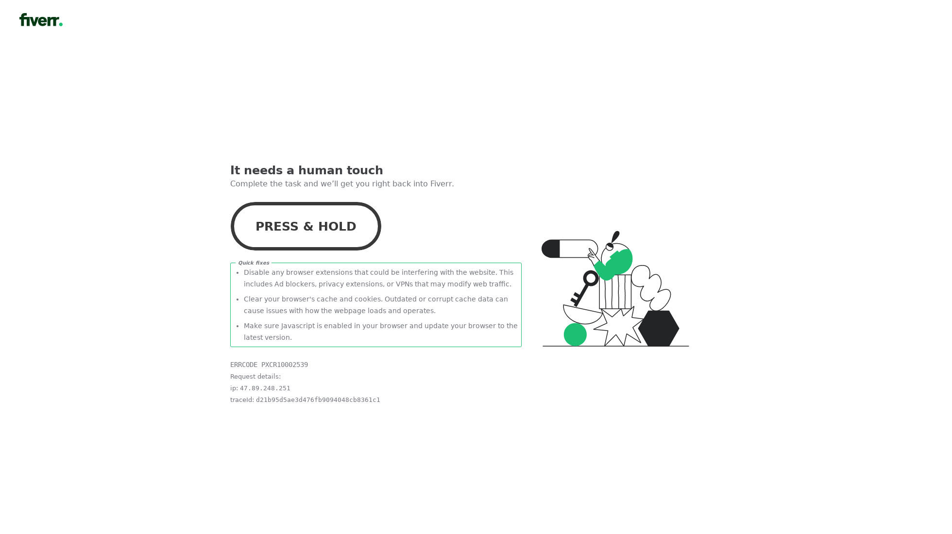 fiverr.com homepage screenshot
