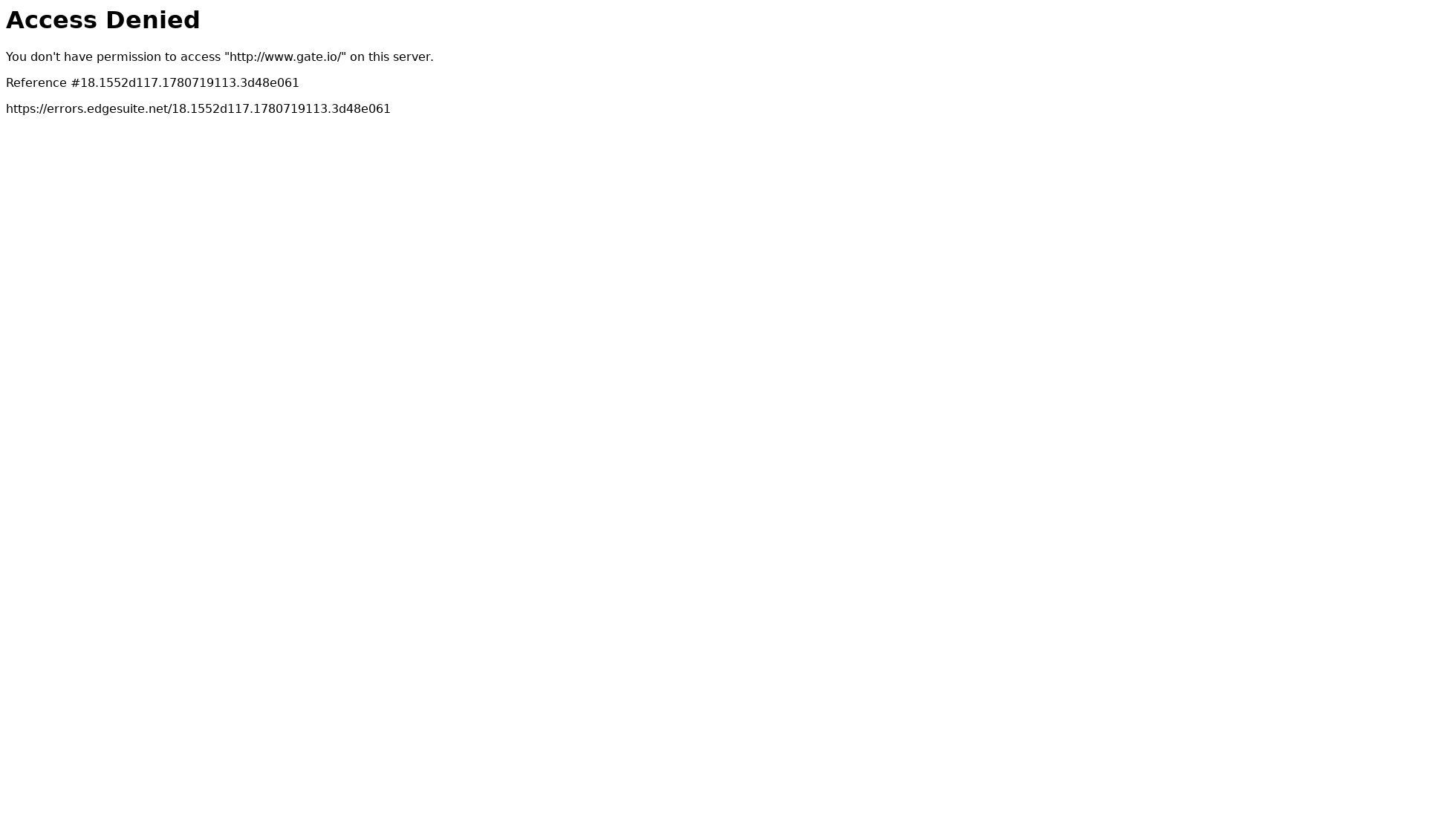 gate.io homepage screenshot