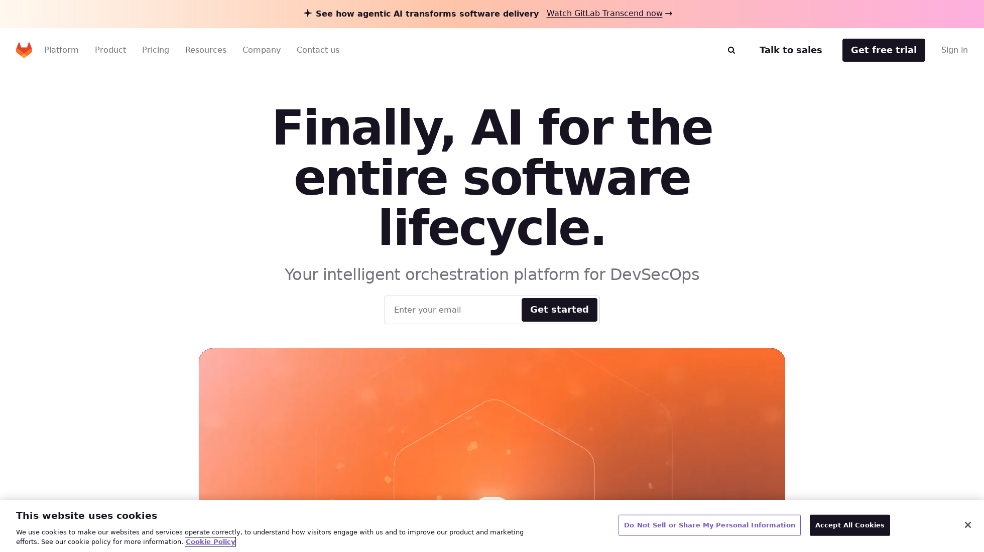 gitlab.com homepage screenshot