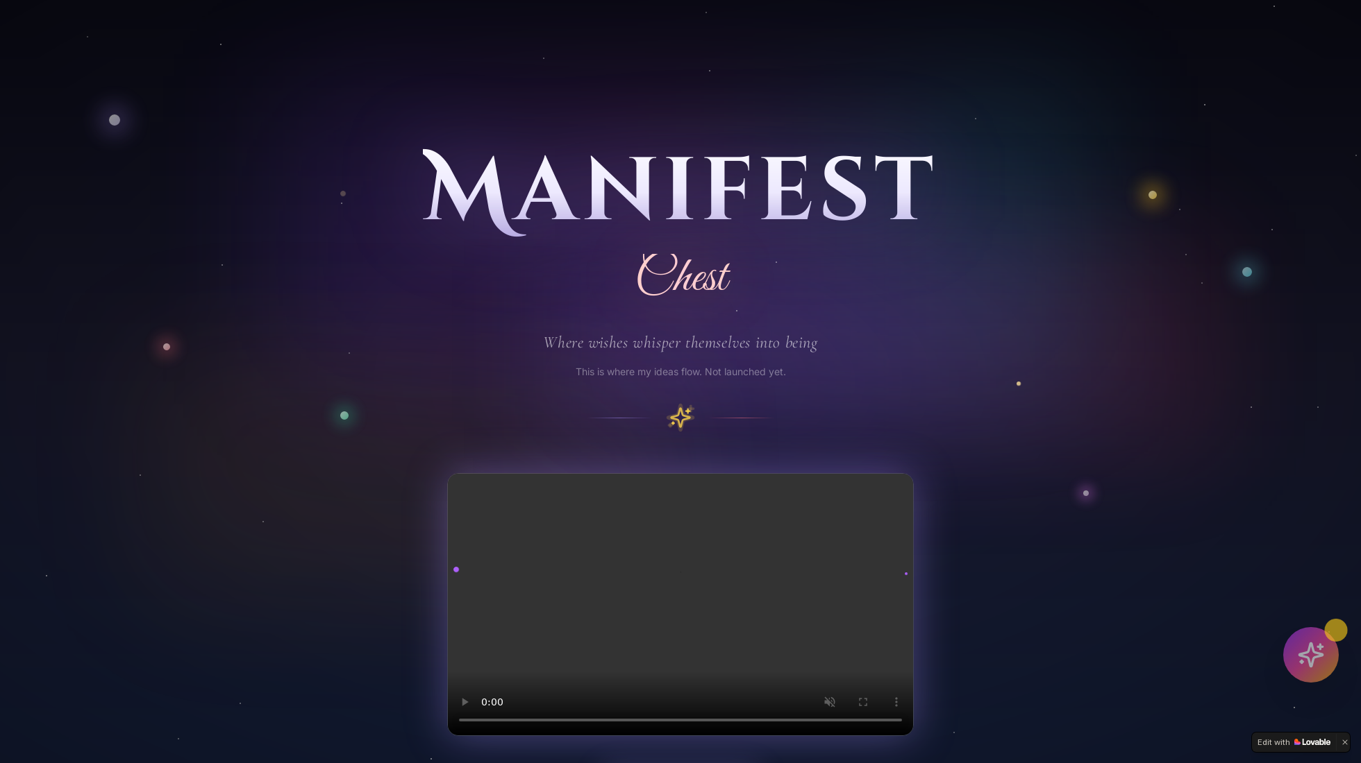 manifestchest.com homepage screenshot