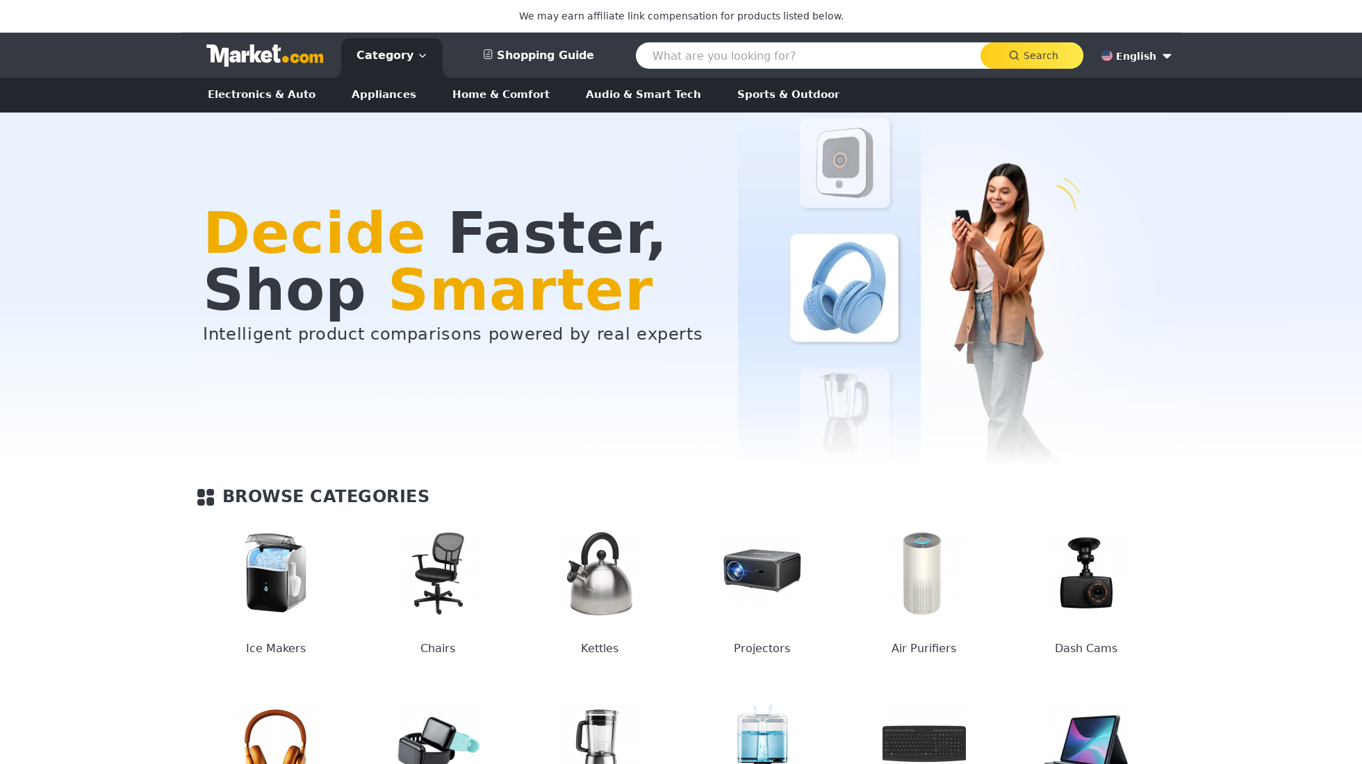 market.com homepage screenshot